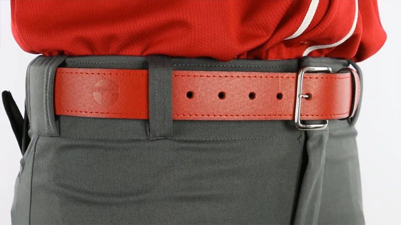 why do baseball players wear belts
